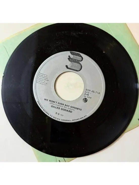 Gilles Godard - We won't ever say Goodbye 45rpm VG+ R23 - Picture 2 of 2